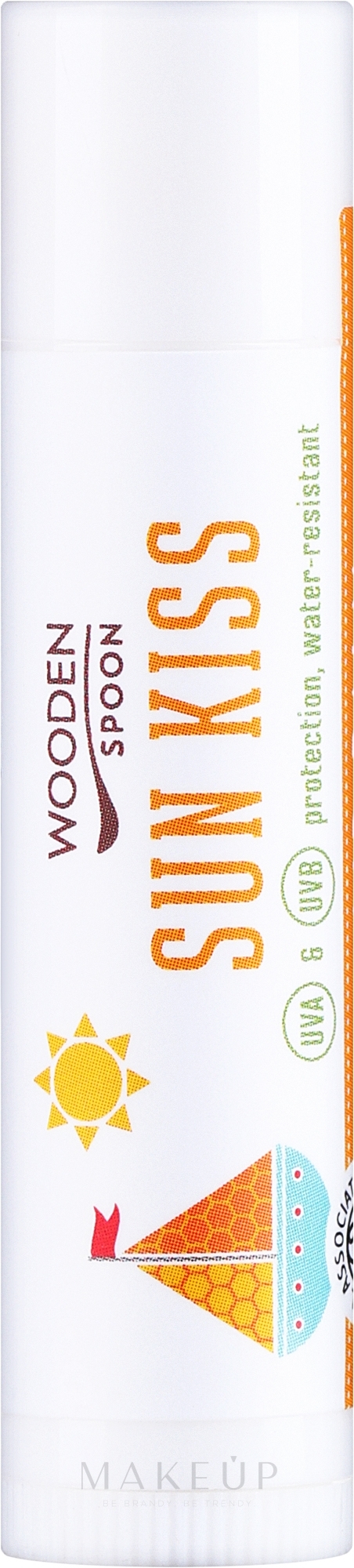 Schützender Lippenbalsam - Wooden Spoon Sun Kiss Lip Balm SPF45 — Bild 4.3 ml