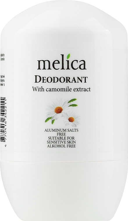 Deo Roll-on mit Kamillenextrakt - Melica Organic With Camomille Extract Deodorant