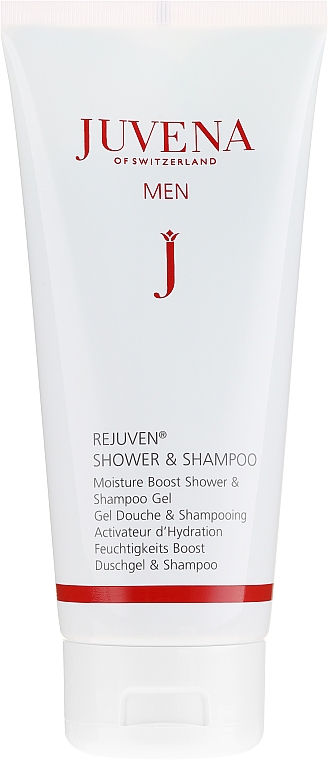 2in1 Feuchtigkeitsspendendes Shampoo und Duschgel - Juvena Rejuven Men Moisture Boost Shower & Shampoo Gel — Bild N2