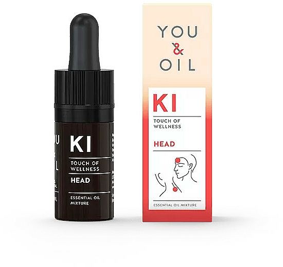 Bioaktive ätherische Ölmischung gegen Kopfschmerzen - You & Oil KI-HeadTouch Of Welness Essential Oil — Bild N1