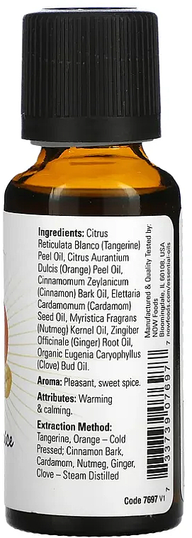 Ätherisches Öl Kürbis und Gewürze - Now Foods Essential Pumpkin Spice Essential Oil — Bild N2