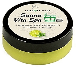 Düfte, Parfümerie und Kosmetik Gesichtsmaske Limette und Minze - Soap&Friends Sauna Vita Spa