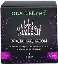 Modellierende Nachtcreme für Gesicht und Hals - NATURE.med Anti Age Timelessness Night Cream — Bild N3