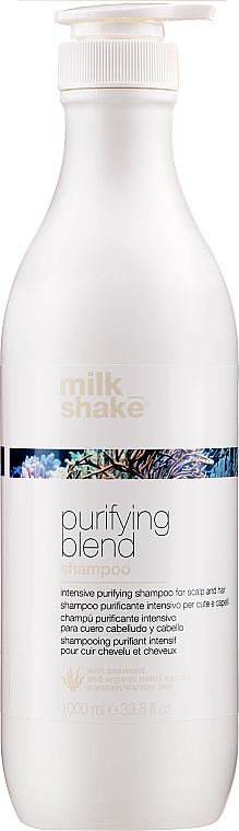 Reinigendes Shampoo mit Meeresalgen und Bio-Brennnesselextrakt gegen Schuppen - Milk Shake Purifying Blend Shampoo — Bild N3