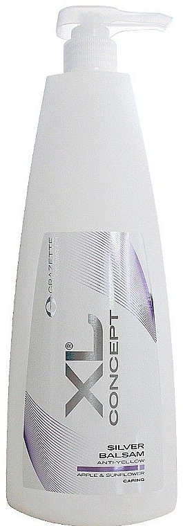 Anti-Gelbstich Silber-Conditioner für blondes und graues Haar - Grazette XL Concept Silver Balsam — Bild N2