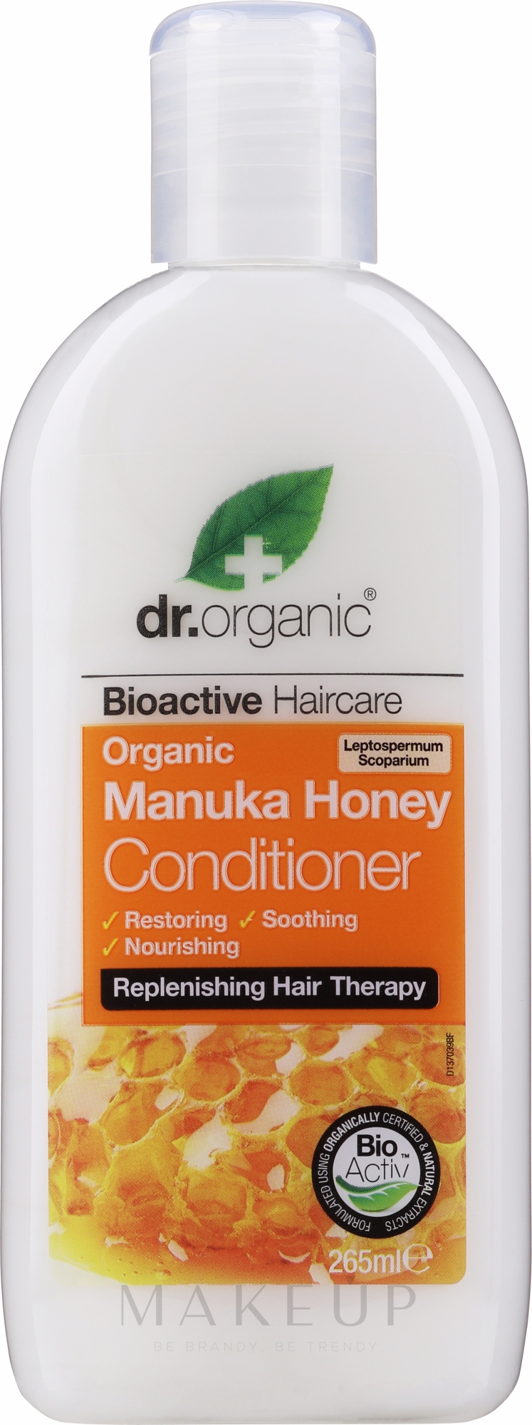 Regenerierende, beruhigende und nährende Bio Haarspülung mit Manuka-Honig - Dr. Organic Bioactive Haircare Organic Manuka Honey Conditioner — Bild 265 ml