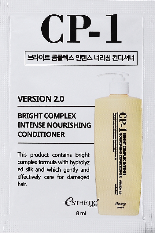 Intensiv pflegende Haarspülung mit Proteinen - Esthetic House CP-1 Bright Complex Intense Nourishing Conditioner (Probe)  — Bild N1