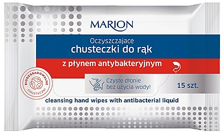 Antibakterielle Feuchttücher für die Hände - Marion Wipes For Hands