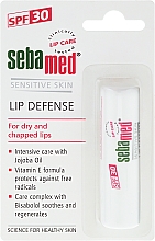 Düfte, Parfümerie und Kosmetik Schützender Balsam für trockene und rissige Lippen SPF 30 - Sebamed Lip Defense Balm Spf 30