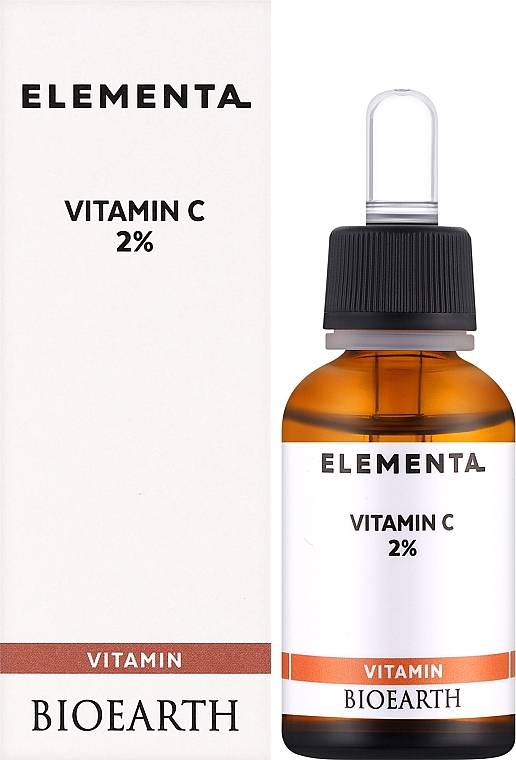 Gesichtsserum Vitamin C 2 % - Bioearth Elementa Vitamin C 2% — Bild N2