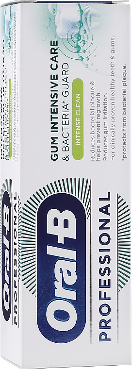 Zahnpasta Extra Fresh - Oral-B Gum Intensive Care & Bacteria Guard Toothpaste — Bild N3