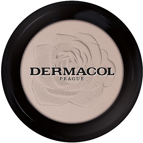 Kompakter Gesichtspuder - Dermacol Powder With Rose Relief — Bild N1