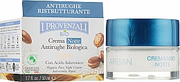 Düfte, Parfümerie und Kosmetik Revitalisierende Nachtcreme für trockene und reife Haut - I Provenzali Argan
