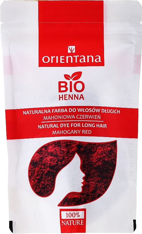 Bio-Henna für lange Haare - Orientana Bio Henna Natural For Long Hair