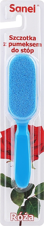 Sanel Roza  - Fußbürste mit Bimsstein, blau — Bild N1