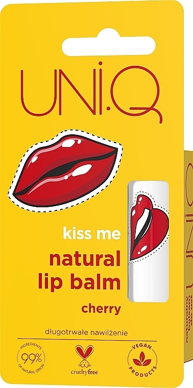 Lippenbalsam Kirsche - UNI.Q Natural Lip Balm — Bild N1