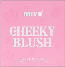 Rouge 10 g - Miyo Cheeky Blush Rouge Powder Delightfully Pinky Cheeks — Bild N2