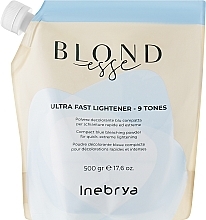 Leuchtendes blaues Haarpuder - Inebrya Blondesse Ultra Fast Lightener 9 Tones — Bild N1