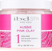 Düfte, Parfümerie und Kosmetik Detox Badesalz mit rosa Ton für trockene Füße - IBD Aussie Pink Clay Detox Soak