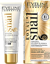 Düfte, Parfümerie und Kosmetik Intensiv revitalisierende Anti-Aging Gesichtsmaske mit Schneckenextrakt - Eveline Cosmetics Royal Snail