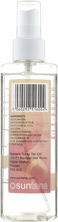 Selbstbräuner für Gesicht und Körper - Suntana Pure Spritz Self Tan Water — Bild N2