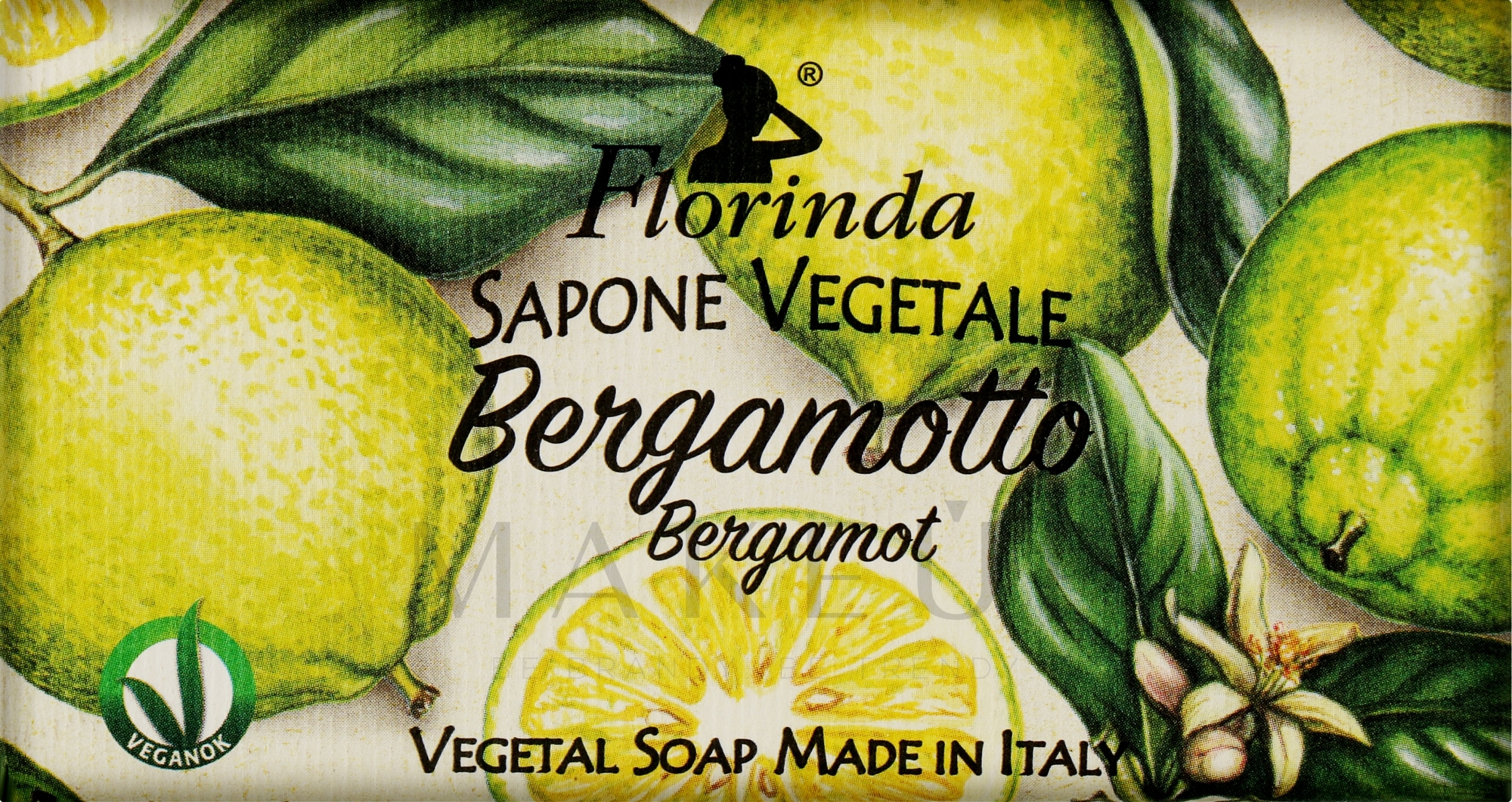 Naturseife Bergamotte - Florinda Bergamot Natural Soap — Bild 100 g