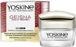 Düfte, Parfümerie und Kosmetik Anti-Falten Liftingcreme für das Gesicht - Yoskine Geisha Gold Secret Anti-Wrinkle & Multi-Lift 3D Cream