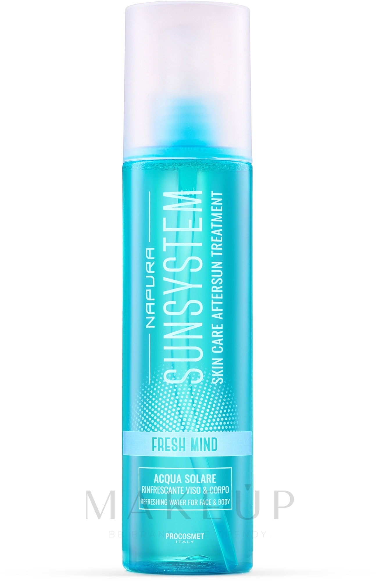 Erfrischendes Spray für Gesicht und Körper - Napura Sun System Fresh Mind — Bild 250 ml