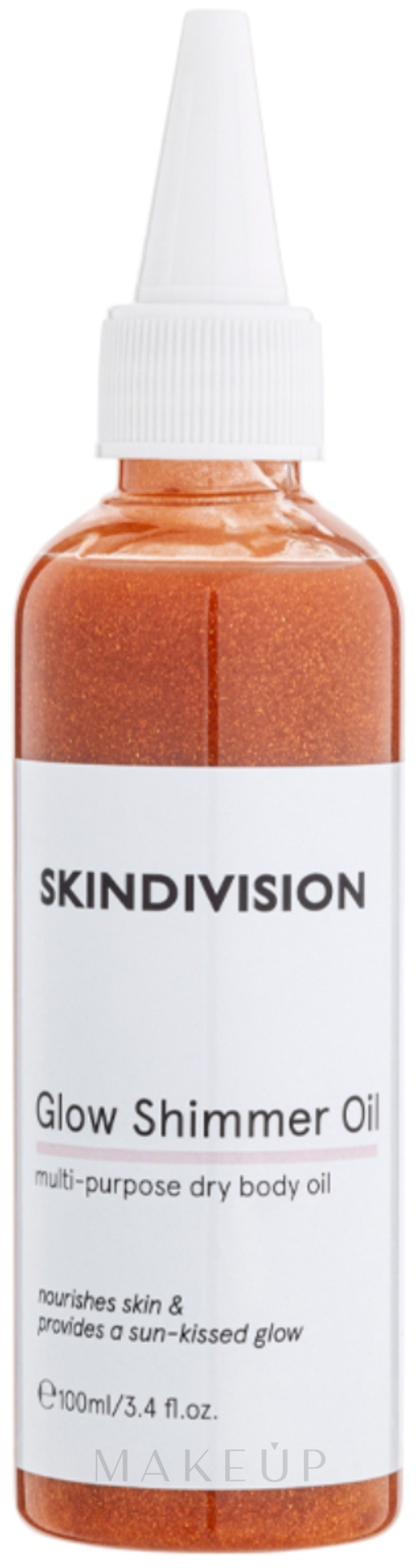 Feuchtigkeitsspendendes schimmerndes Trockenöl für den Körper - SkinDivision Glow Shimmer Oil — Bild 100 ml
