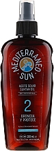 Düfte, Parfümerie und Kosmetik Bräunungsöl mit Karotte SPF 2 - Mediterraneo Sun Suntan Oil SPF2