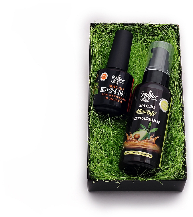 Geschenkset für Haut und Nägel mit Avocado - Mayur (oil/50ml + nail/oil/15ml) — Bild N2