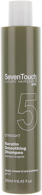 Shampoo mit Keratin, Leinöl und Panthenol - Punti di Vista Seven Touch Luxury 5 Keratin Smoothing Shampoo — Bild N1