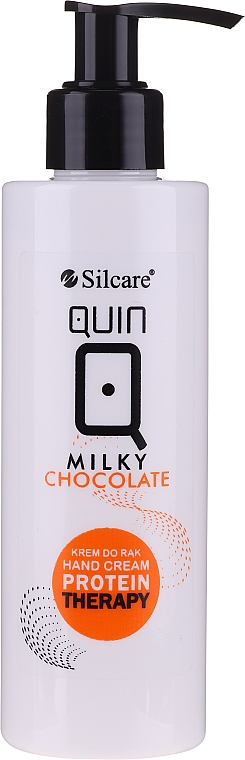 Handcreme mit Proteinen Milky Chocolate - Silcare Quin Protein Therapy Hand Cream