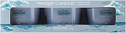 Düfte, Parfümerie und Kosmetik Duftkerzen-Set Ozeanluft - Yankee Candle Ocean Air (candle/3x37g)