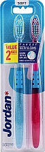 Zahnbürste weich Target Teeth & Gums lila, blau 2 St. - Jordan Target Teeth Toothbrush — Bild N6