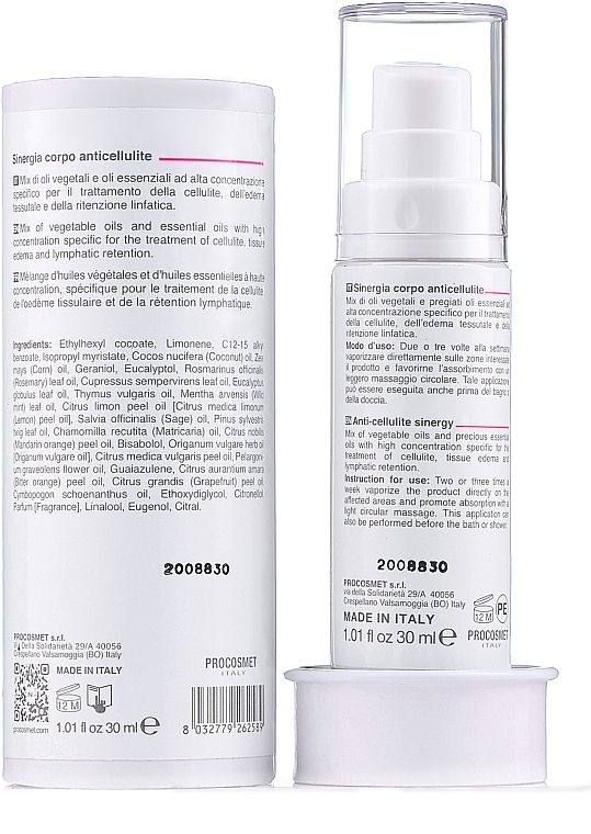 Anti-Cellulite-Spray mit Zitrone und Zypresse - Napura Anticellulite Body Synergy — Bild N2