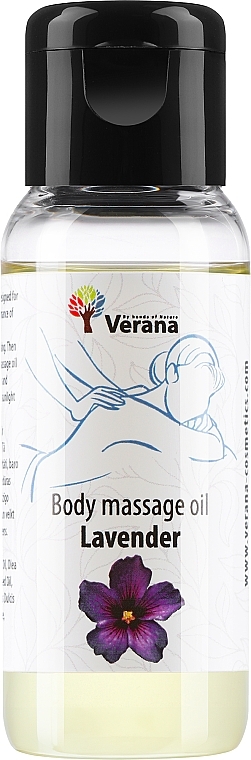 Körpermassageöl Lavender - Verana Body Massage Oil  — Bild N1