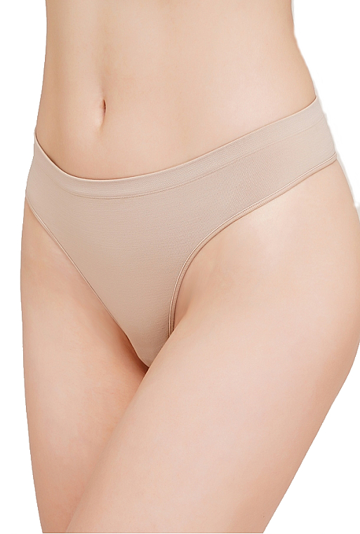 Nahtloser Stringtanga String Briefs naturale - Giulia — Bild N1