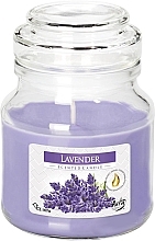 Düfte, Parfümerie und Kosmetik Duftkerze im Glas Lavendel - Bispol Scented Candle Lavender 