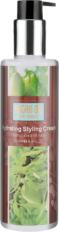Feuchtigkeitsspendende Haarstyling-Creme - Clever Hair Cosmetics Morocco argan oil Hydrating Styling Cream — Bild N1
