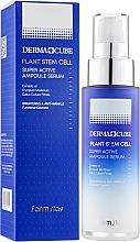 Gesichtsserum mit Stammzellen - FarmStay Derma Cube Plant Stem Cell Super Active Ampoule Serum — Bild N2