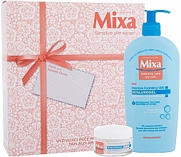 Düfte, Parfümerie und Kosmetik Körperpflegeset - Mixa Set For Dry And Sensitive Skin (Gesichtscreme 50ml + Körpermilch 400ml)