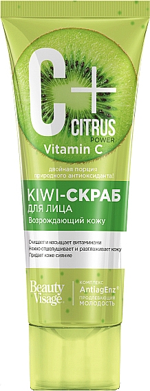 Gesichtspeeling mit Kiwi und Vitamin C - FitoKosmetik C+ Citrus AntiagEnz Kiwi