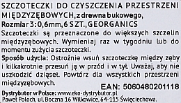 Düfte, Parfümerie und Kosmetik Interdentalbürsten 0,5 mm - Georganics Beechwood Interdental 6 Brushes ISO 2 (0.5mm)