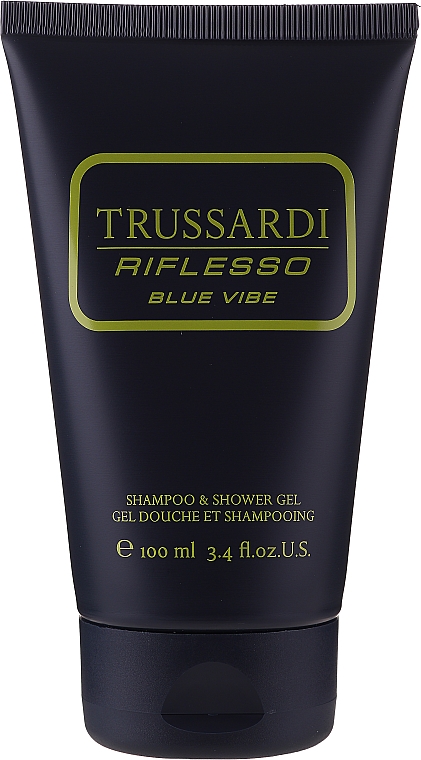 Trussardi Riflesso Blue Vibe Gift Pack - Duftset (Eau de Toilette 50ml + Duschgel 100ml) — Bild N4