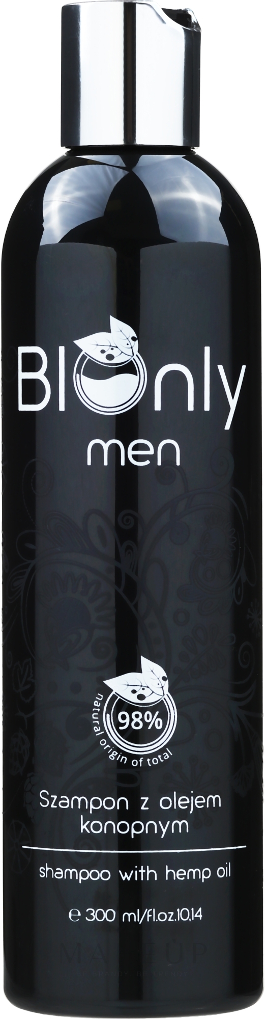 Shampoo mit Hanföl für Männer - BIOnly Men Shampoo — Bild 300 ml