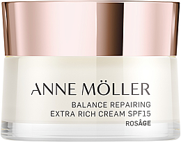 Düfte, Parfümerie und Kosmetik Creme für trockene Haut - Anne Moller Rosage Balance Repairing Extra Rich Cream Spf15