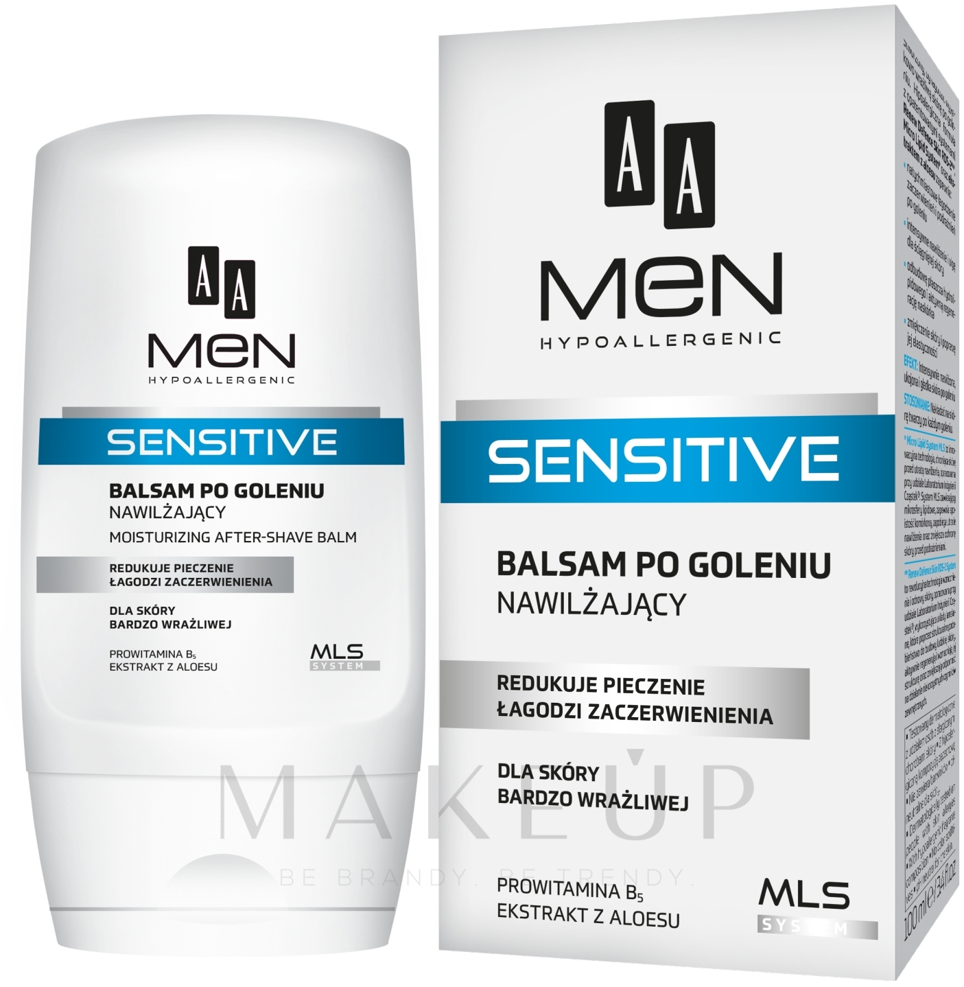 Feuchtigkeitsspendender After Shave Balsam für empfindliche Haut - AA Men Sensitive Moisturizing After-Shave Balm — Bild 100 ml