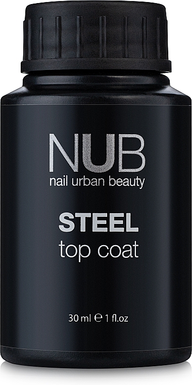 Nagelüberlack ohne Klebeschicht - NUB Steel Top Coat — Bild N1