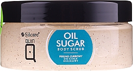 Düfte, Parfümerie und Kosmetik Natürliches Zuckerkörperpeeling mit Rizinus-, Pfirsich- und Avocadoöl - Silcare Quin Sugar Body Peel Oil